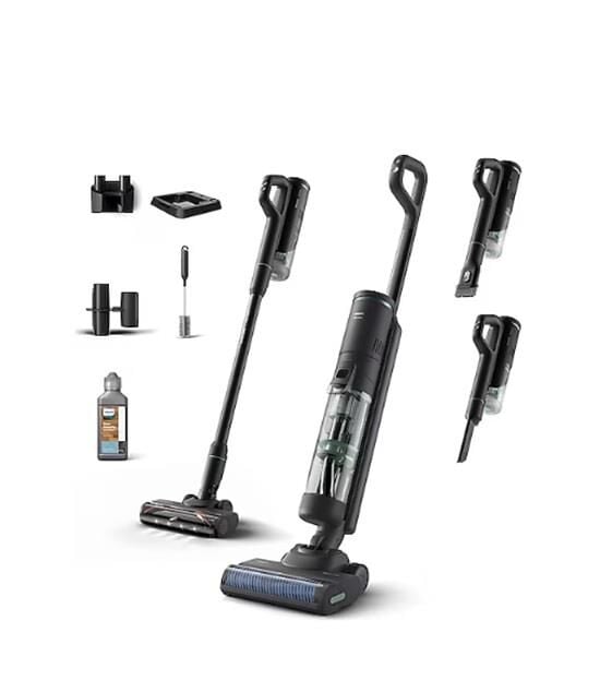 Philips 7000 Serisi AquaTrio XW7263/11 Islak Kuru Şarjlı Dikey Süpürge (Philips Türkiye Garantili)