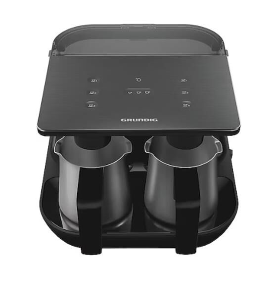 Grundig TCM 7061 D İkili Çelik Türk Kahvesi Makinesi (Grundig Türkiye Garantili)