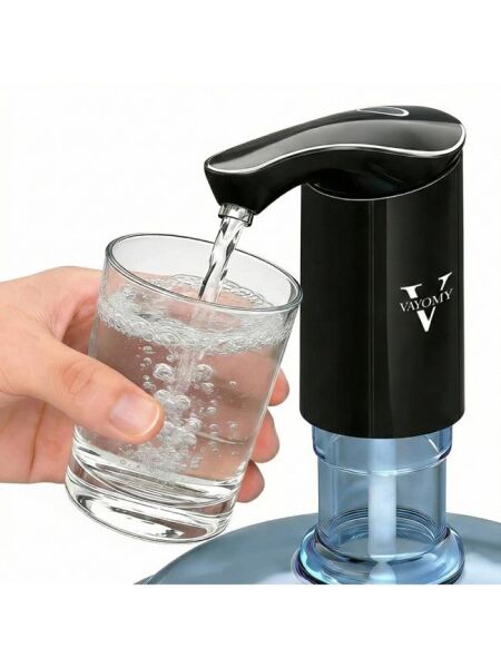 Vayomy SilentPro Sessiz Şarjlı Otomatik Damacana Su Pompası Dalgıç Motor Yüksek Hızlı Dolum Çocuk Kilidi (Bpa Free)