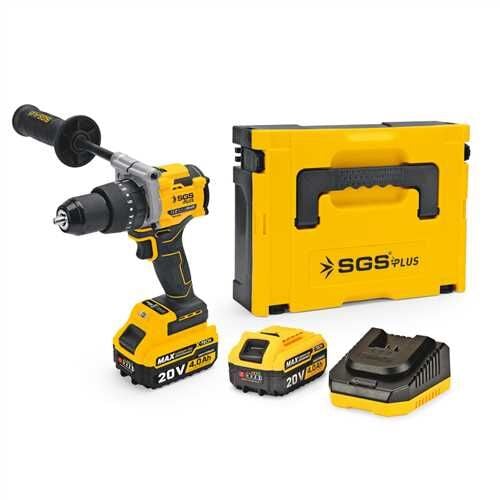 DARBELİ MATKAP SETİ 20 VOLT 130 Nm Tork 2*4.0Ah (KÖMÜRSÜZ MOTOR)