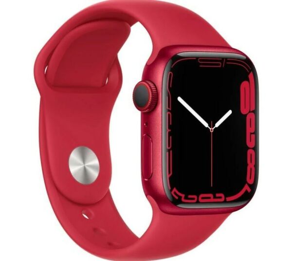 Apple Watch Series 7 GPS + Cellular  45 mm Kırmızı Alüminyum Kasa ve Kırmızı Spor Kordon