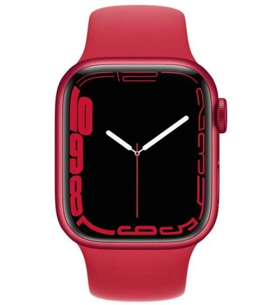 Apple Watch Series 7 GPS + Cellular  45 mm Kırmızı Alüminyum Kasa ve Kırmızı Spor Kordon