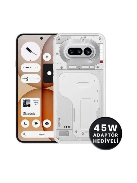 Nothing Phone 4A 12GB Ram 256GB Beyaz (Nothing Türkiye Garantili)