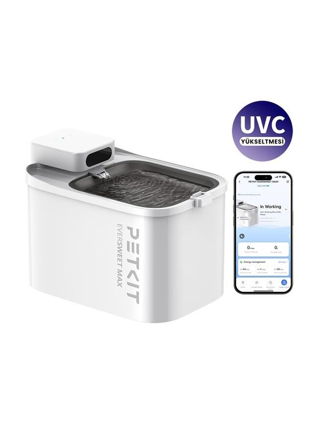 Petkit Eversweet Max (Uvc) Su Pınarı (Resmi Distribütör Garantili)