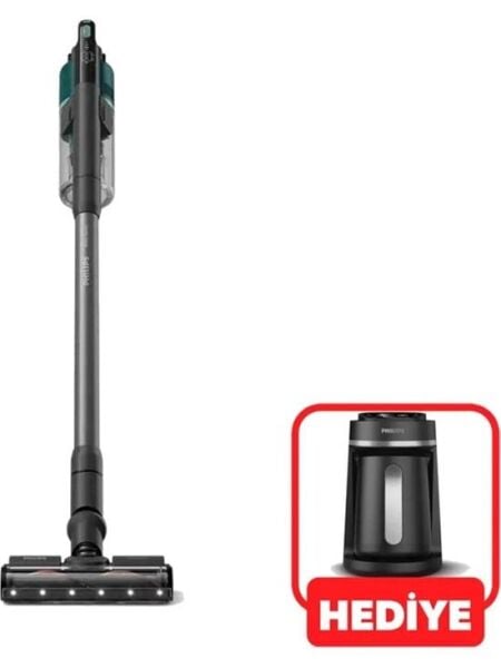 Philips XC6557/01 Dikey Şarjlı Süpürge Türk Kahve Makinesi HDA150 Hediyeli