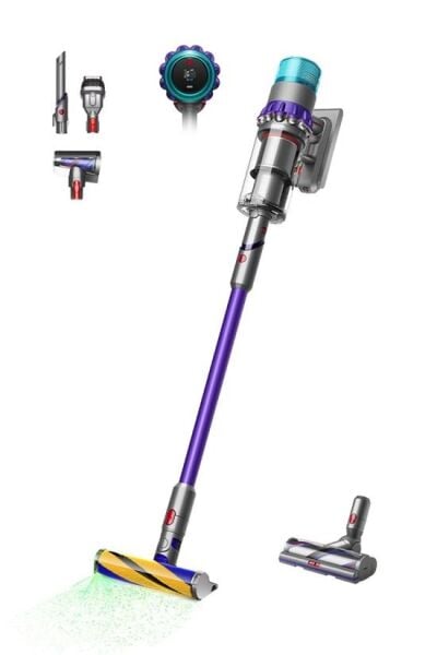 Dyson Gen5detect Mor/Gri Şarjlı Dikey Süpürge (Dyson Türkiye Garantili)