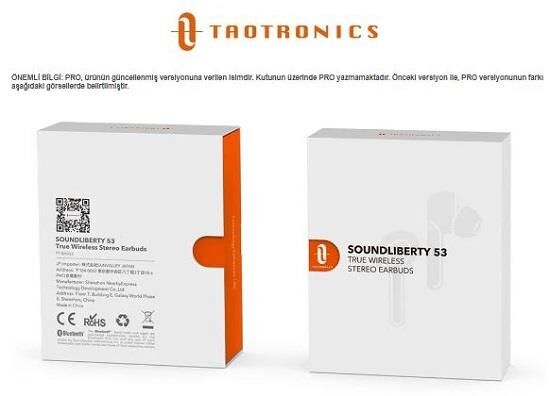 TaoTronics SoundLiberty 53 Pro Siyah