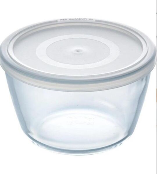 Pyrex Kapaklı Yuvarlak Saklama Kabı 1,1L 154P001/7044