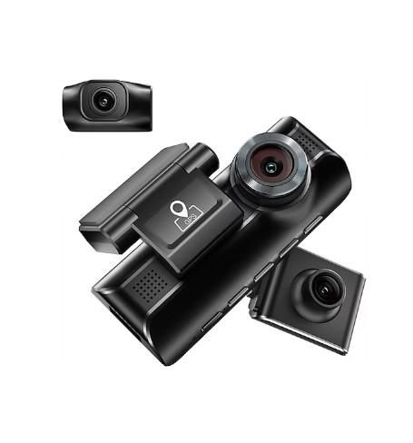 Azdome M550 Max 4K Araç Kamerası - Üç Kameralı (Ön, Arka ve Iç), Wifi, Gps, G Sensör & Gece Görüş Siyah (Azdome Türkiye garantili)