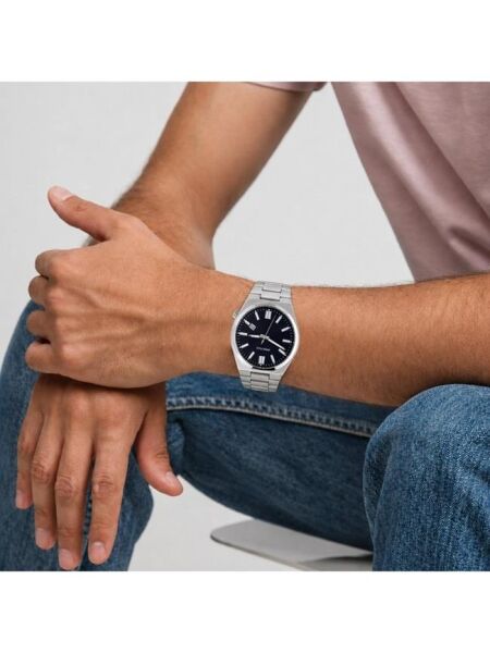 Swiss Plus Erkek Kol Saati - Essential Collection - Model-1 ST3533AGS Black/silver
