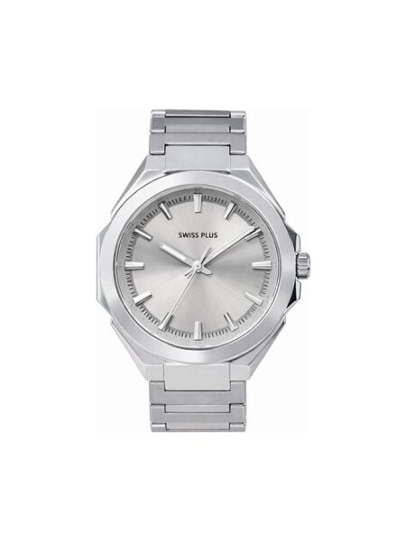 Swiss Plus Erkek Kol Saati - Essential Collection - Model-9 ST3506AGS Max Plus Silver/Silver
