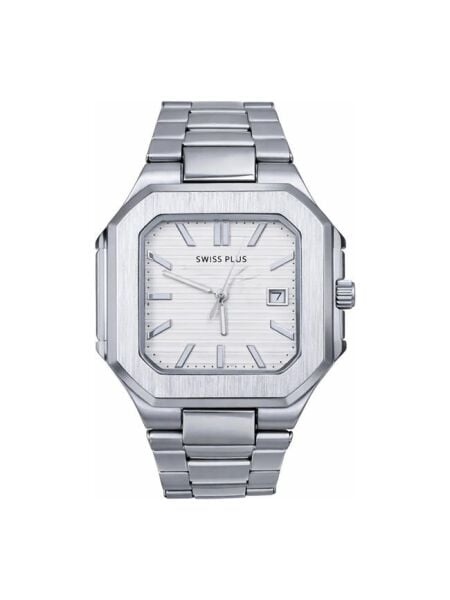 Swiss Plus Erkek Kol Saati - Signature Collection - Model-8 RS23146 White/silver