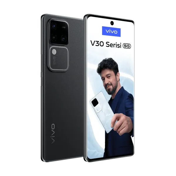 Vivo V30 5G 12GB Ram 256GB Siyah (Vivo Türkiye Garantili)