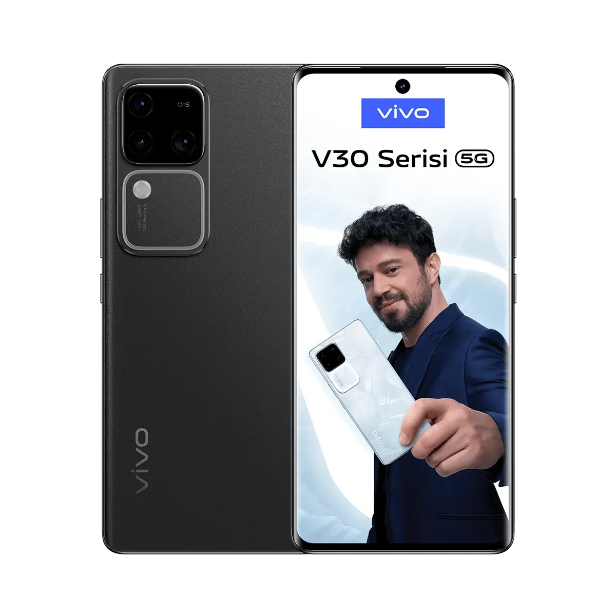 Vivo V30 5G 12GB Ram 256GB Siyah (Vivo Türkiye Garantili)
