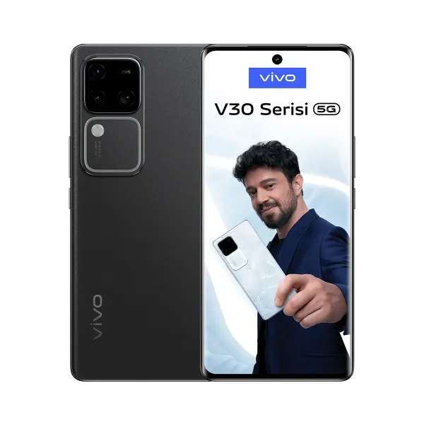 Vivo V30 5G 12GB Ram 256GB Siyah (Vivo Türkiye Garantili)