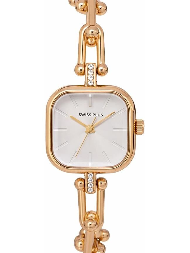 Swiss Plus Kadın Kol Saati - Elegance Collection Model-7 ST0227KBL Gold