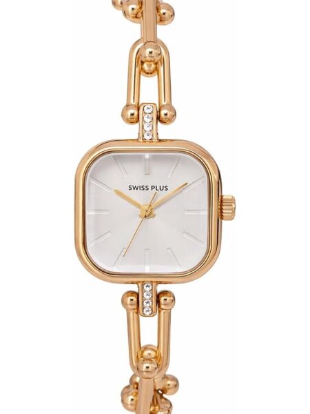 Swiss Plus Kadın Kol Saati - Elegance Collection Model-7 ST0227KBL Gold