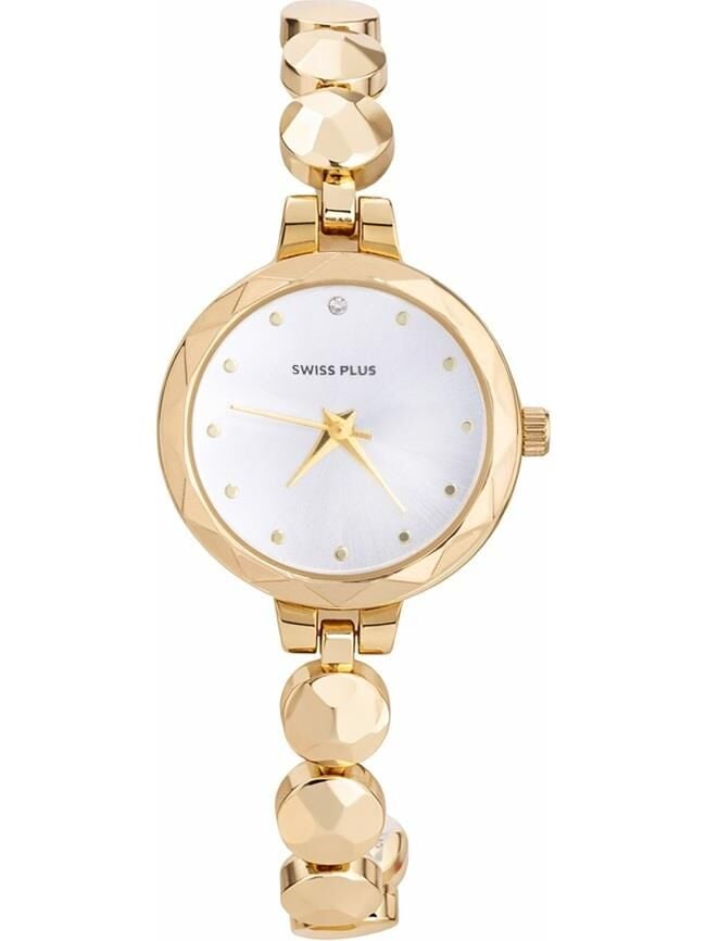 Swiss Plus Kadın Kol Saati - Elegance Collection Model-8 ST0714ABL Gold