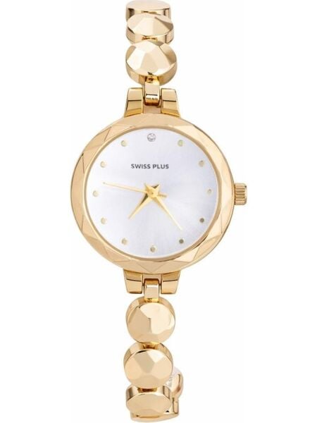 Swiss Plus Kadın Kol Saati - Elegance Collection Model-8 ST0714ABL Gold