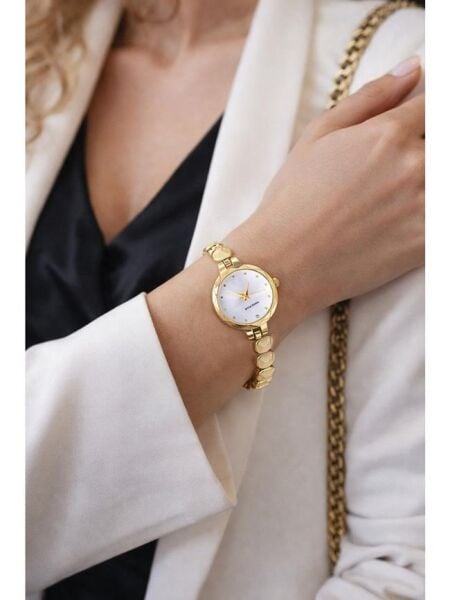 Swiss Plus Kadın Kol Saati - Elegance Collection Model-8 ST0714ABL Gold