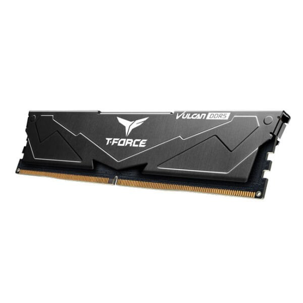 Team T-Force Vulcan Black 32GB 2x16GB 6400Mhz DDR5 CL40 Gaming Ram (FLBD532G6400HC40BDC01)