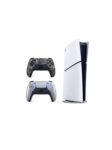 Sony Playstation 5 Slim Digital 825 GB Kamuflaj + Gümüş Kol (İthalatçı Garantili)