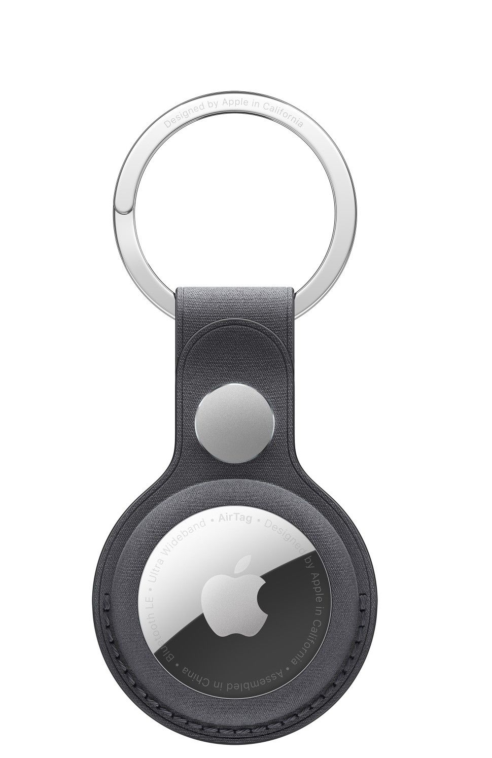 Apple Airtag Mikro Dokum Kılıf Sadece Anahtarlık Siyah (Apple Türkiye Garantili)
