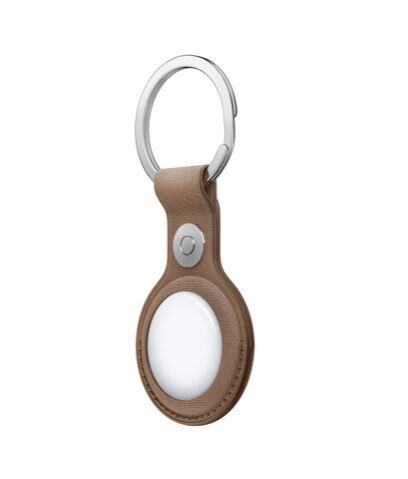 Apple Airtag Mikro Dokum Kılıf Sadece Anahtarlık Vizon Grisi   (Apple Türkiye Garantili