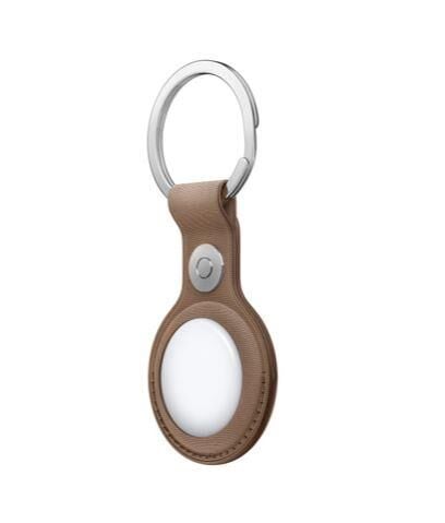 Apple Airtag Mikro Dokum Kılıf Sadece Anahtarlık Vizon Grisi   (Apple Türkiye Garantili