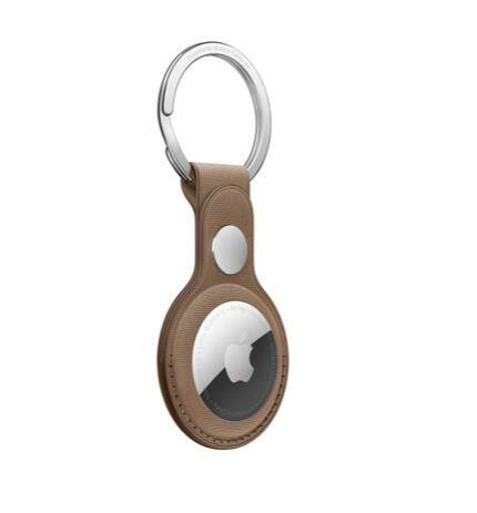 Apple Airtag Mikro Dokum Kılıf Sadece Anahtarlık Vizon Grisi   (Apple Türkiye Garantili)