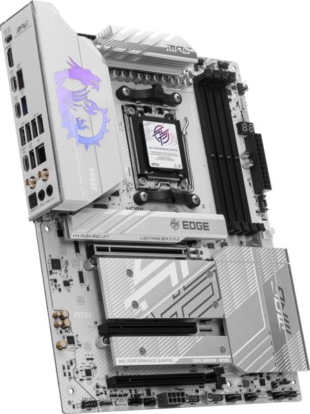 MSI MPG B850 EDGE TI WIFI AM5 DDR5 8400MHZ(OC) HDMI 4x M.2 USB 10Gbs 5G LAN WI-FI 7 ATX