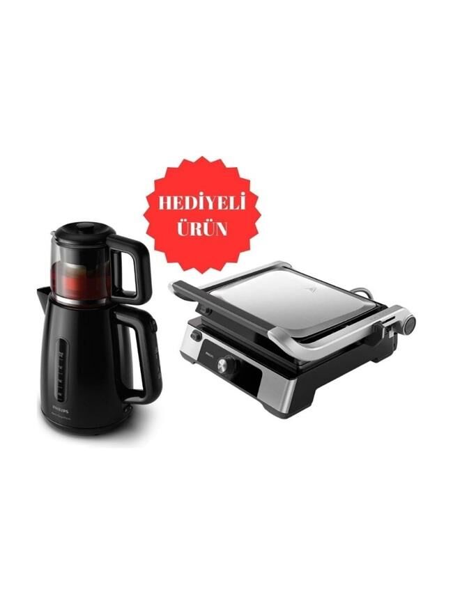 Philips HD6301/90 2200 W Tost Makinesi + HD7301 Çay Makinesi Hediyeli