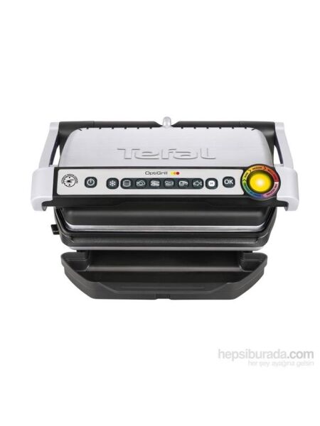 Tefal OptiGrill+ 4 Porsiyon Kapasiteli 2000 Watt 6 Programlı Barbekü Izgara ve Tost Makinesi - Inox