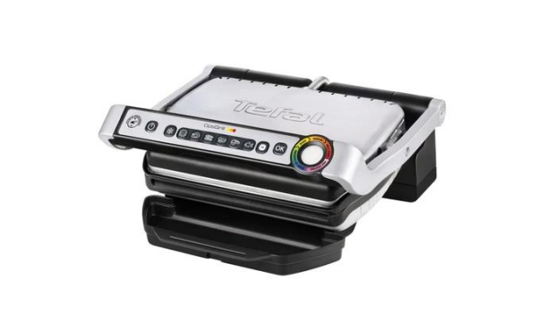 Tefal OptiGrill+ 4 Porsiyon Kapasiteli 2000 Watt 6 Programlı Barbekü Izgara ve Tost Makinesi - Inox