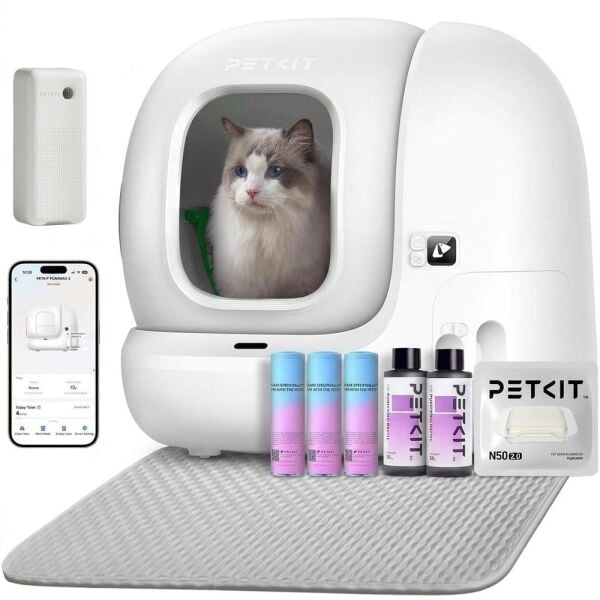 Petkit Pura Max 2 Akıllı Kedi Tuvaleti +3'lü Çöp Poşeti Gönderimli ( Petkit Türkiye Garantili)