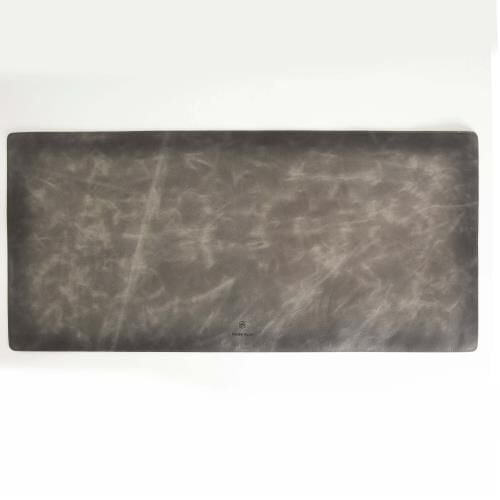 Swiss Plus Premium Vizon Grisi Hakiki Deri Masa Matı 37x80 cm TN18EF