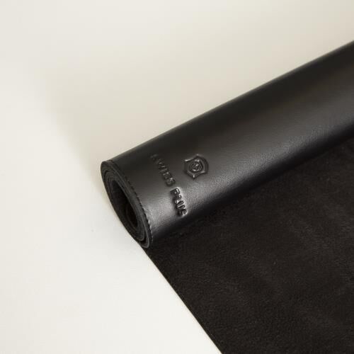 Swiss Plus Premium Siyah Hakiki Deri Masa Matı 37x80 cm RST1