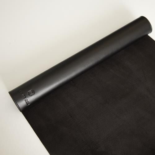Swiss Plus Premium Siyah Hakiki Deri Masa Matı 37x80 cm RST1
