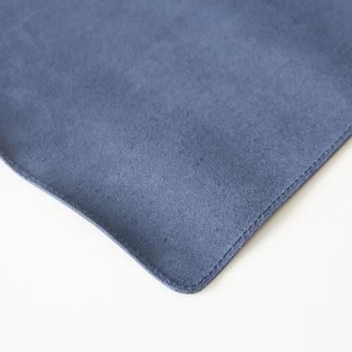 Swiss Plus Premium Lacivert Hakiki Deri Masa Matı 37x80 cm TN05