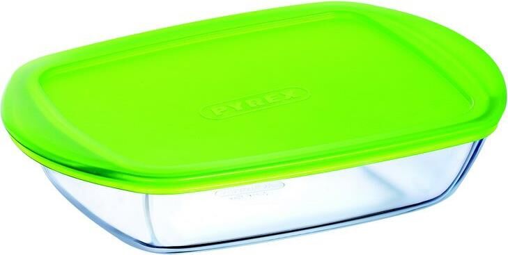 Pyrex Diktörtgen Saklama Kabı 0,8L 213P000