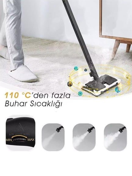 Pirantech CB-107C 2000 W Beyaz Buharlı Temizleyici