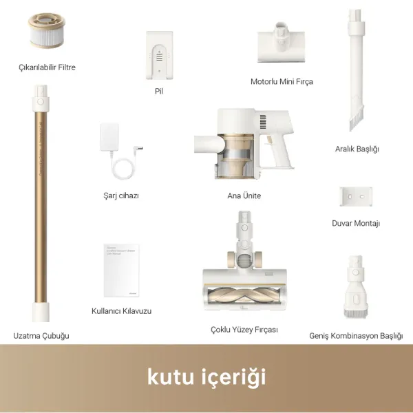 Dreame R10 Şarjlı Dikey Süpürge