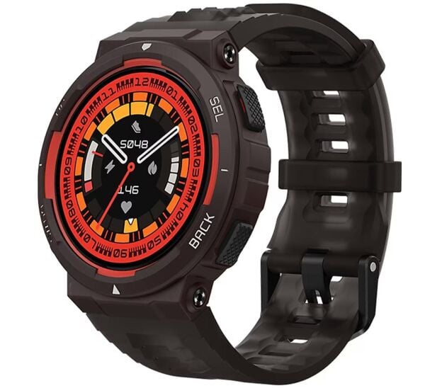 Amazfit Active Edge Lava Siyah (Amazfit Türkiye Garantili)