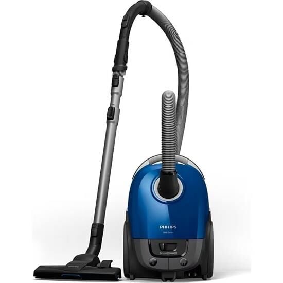 Philips 3000 Series XD3110/09 900 W Toz Torbalı Süpürge Mavi (Philips Türkiye Garantili)